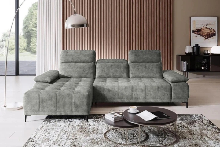 DIEGO MINI rohová sedací souprava s nastavitelnou hloubkou sezení