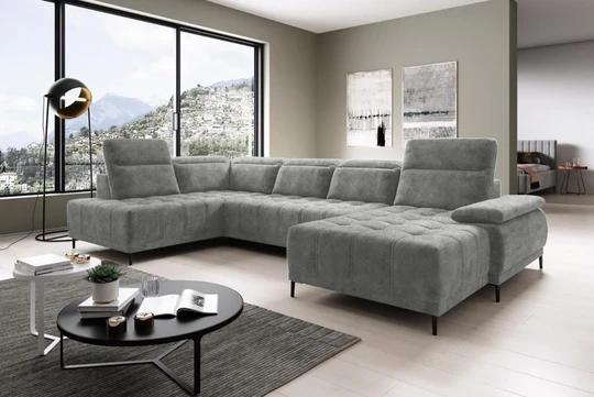 DIEGO XL sedací souprava ve tvaru U s nastavitelnou hloubkou sezení