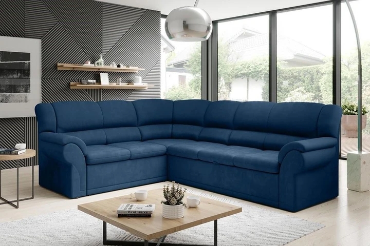 MINOS velká rohová rozkládací sedačka s úložným prostorem