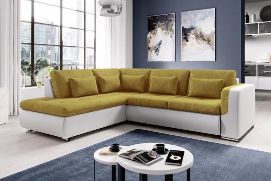 SALMA L moderní rozkládací rohová sedačka