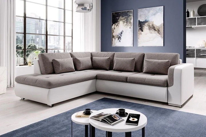 SALMA L moderní rozkládací rohová sedačka