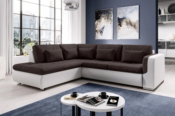 SALMA L moderní rozkládací rohová sedačka