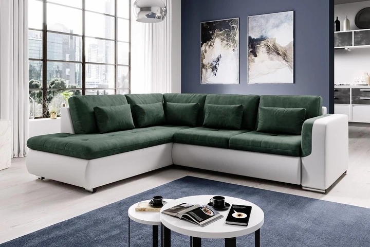 SALMA L moderní rozkládací rohová sedačka