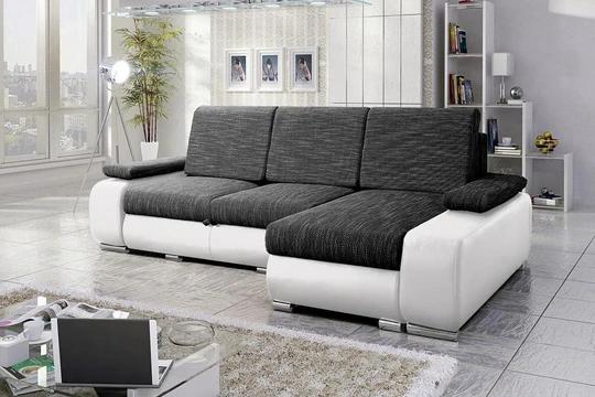 GOGOL rozkládací rohová sedačka s úložným prostorem