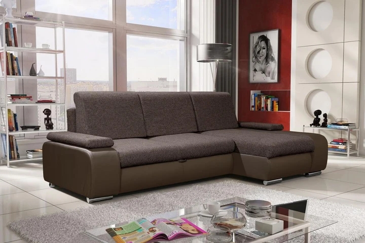GOGOL rozkládací rohová sedačka s úložným prostorem