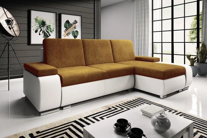 GOGOL rozkládací rohová sedačka s úložným prostorem