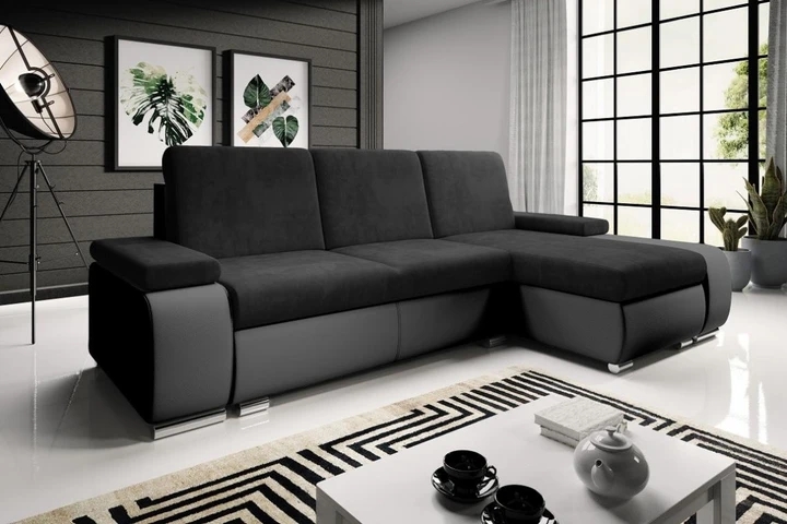 GOGOL rozkládací rohová sedačka s úložným prostorem