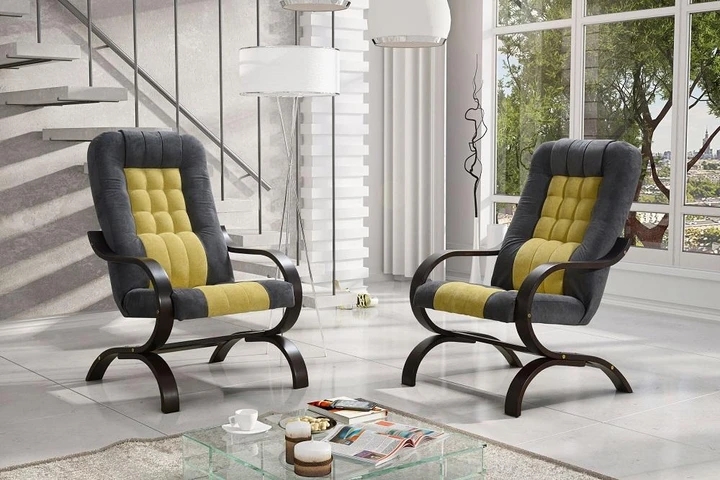 MONZA křeslo v retro stylu