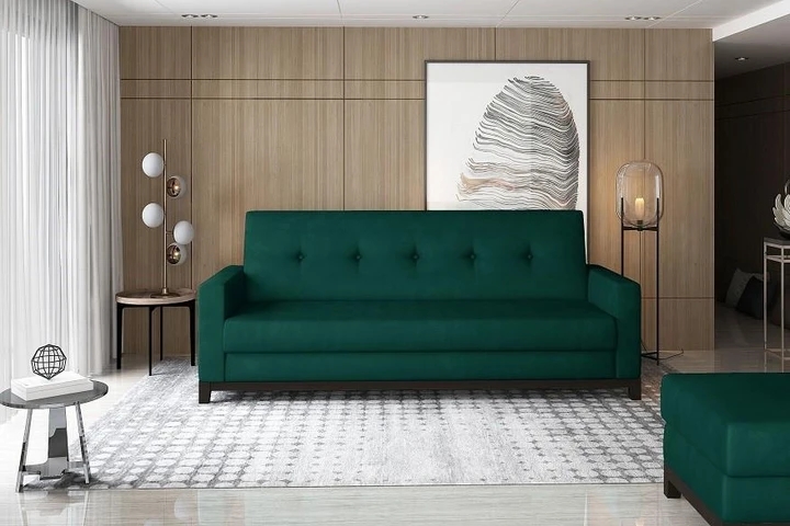 VALON klasická rozkládací pohovka s úložný prostorem