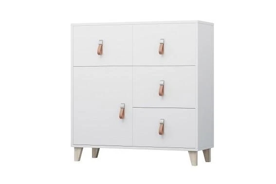 SEVERA sestava do studentského pokoje, dekor bílá