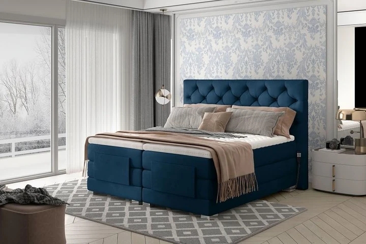 PUNTAS boxspring postel 160x200 s elektrickým polohováním