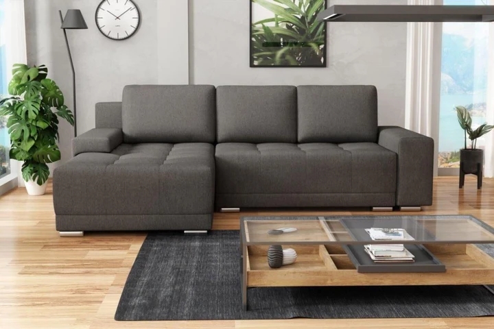 TESSA rozkládací rohová sedačka s úložným prostorem