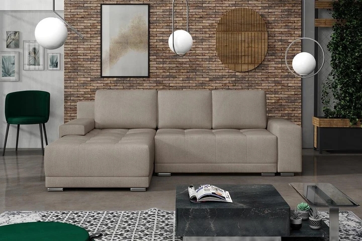 TESSA rozkládací rohová sedačka s úložným prostorem