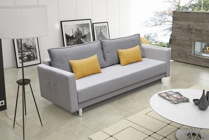 DOROTA rozkládací pohovka s úložným prostorem ve skandinávském stylu