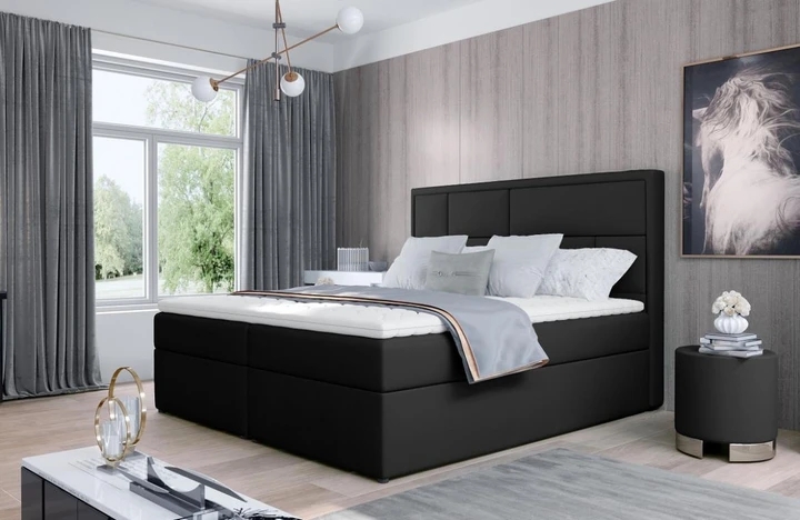 MILKA 180x200 boxspring postel