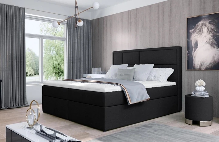 MILKA 180x200 boxspring postel
