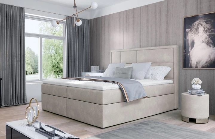 MILKA 180x200 boxspring postel