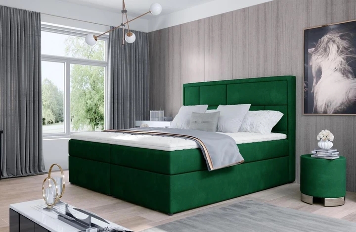 MILKA 180x200 boxspring postel