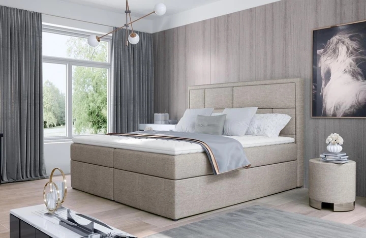 MILKA 180x200 boxspring postel