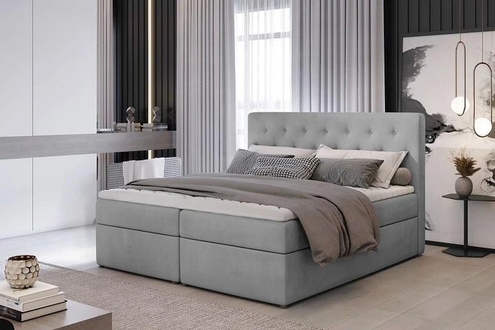 NORA 160x200 boxspring postel s úložným prostorem