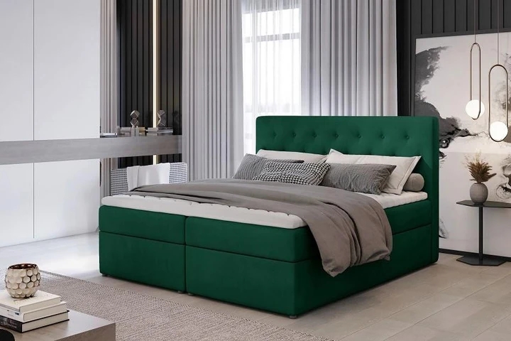 NORA 160x200 boxspring postel s úložným prostorem