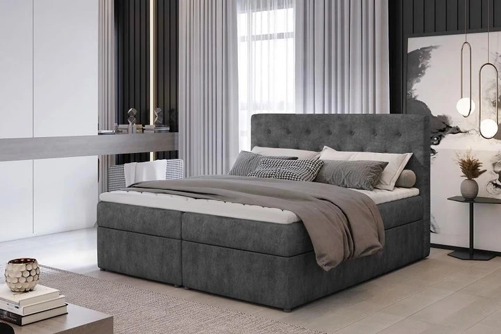 NORA 160x200 boxspring postel s úložným prostorem