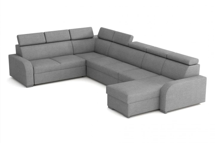 DEAN 7 rozkládací sedací souprava do U polohovacími opěrkami