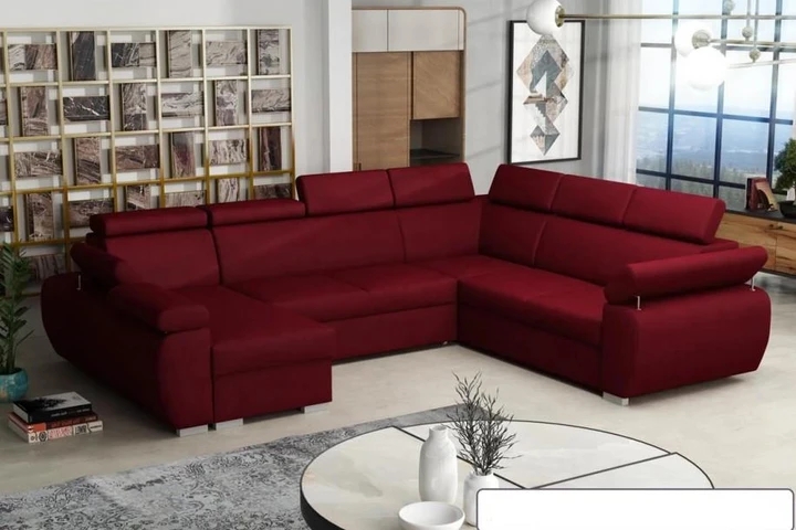 SEATTLE 6 rozkládací sedací souprava do U s polohovacími opěrkami