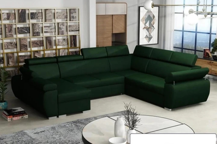 SEATTLE 6 rozkládací sedací souprava do U s polohovacími opěrkami