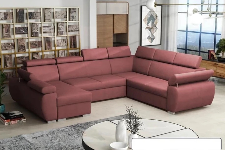 SEATTLE 6 rozkládací sedací souprava do U s polohovacími opěrkami