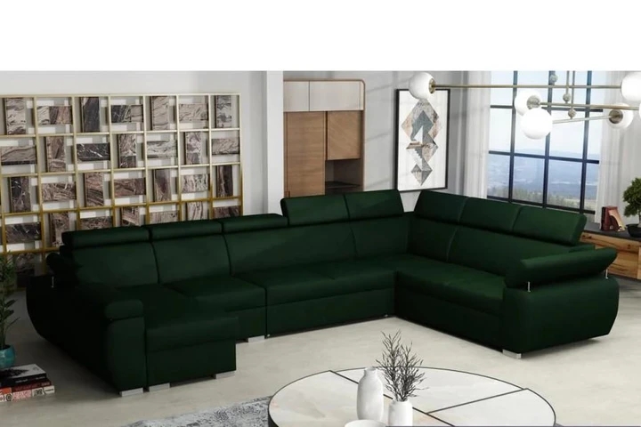 SEATTLE 7 rozkládací sedací souprava do U s polohovacími opěrkami