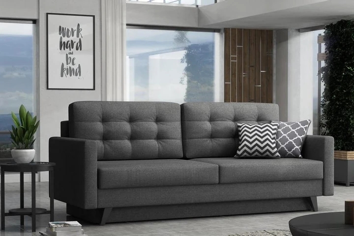 MALORCA rozkládací pohovka s úložným prostorem ve skandinávském stylu