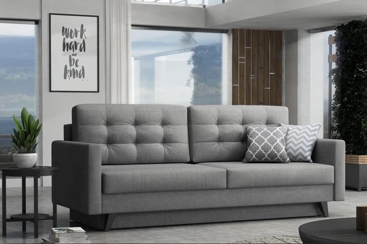 MALORCA rozkládací pohovka s úložným prostorem ve skandinávském stylu