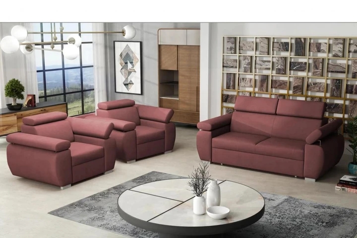 SEATTLE 3+1+1 sedací souprava s polohovacími opěrkami