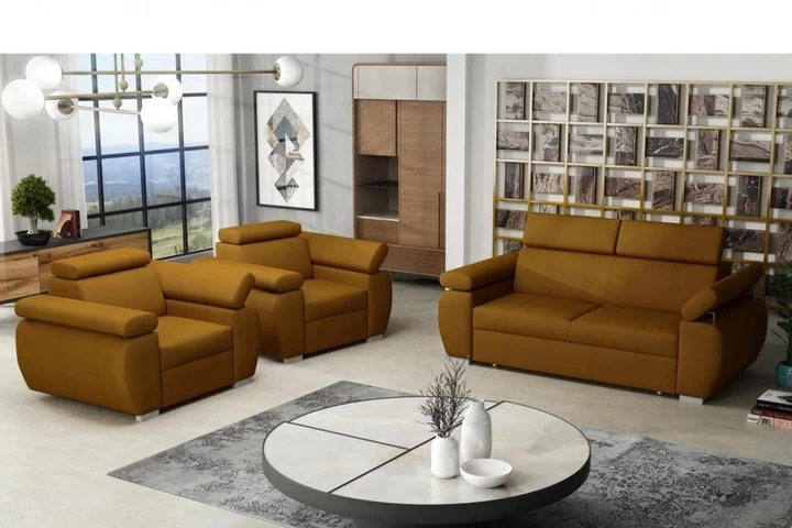 SEATTLE 3+1+1 sedací souprava s polohovacími opěrkami