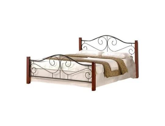 VIOLETTA kovová manželská postel 160x200 s roštem