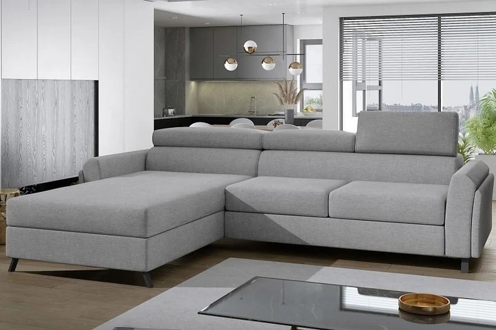 MARU moderní rozkládací rohová sedačka s úložným prostorem