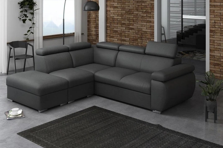 SEATTLE 10 rozkládací sedací souprava s taburetem a polohovacími opěrkami