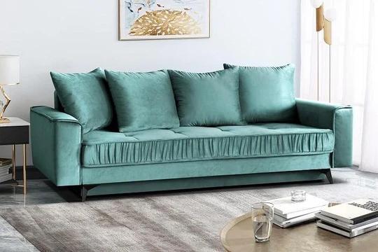 TARENT retro rozkládací pohovka s úložným prostorem