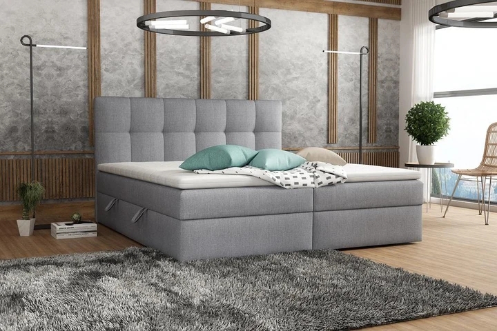 TERMI kontinentální postel boxspring 160x200 s úložným prostorem