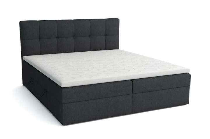 TERMI kontinentální postel boxspring 200x200 s úložným prostorem