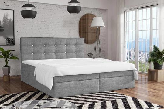 FERNO kontinentální postel boxspring 160x200 s úložným prostorem