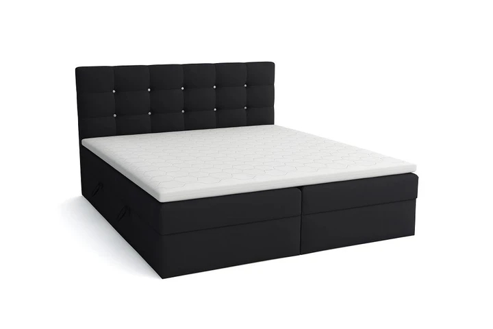FERNO kontinentální postel boxspring 200x200 s úložným prostorem