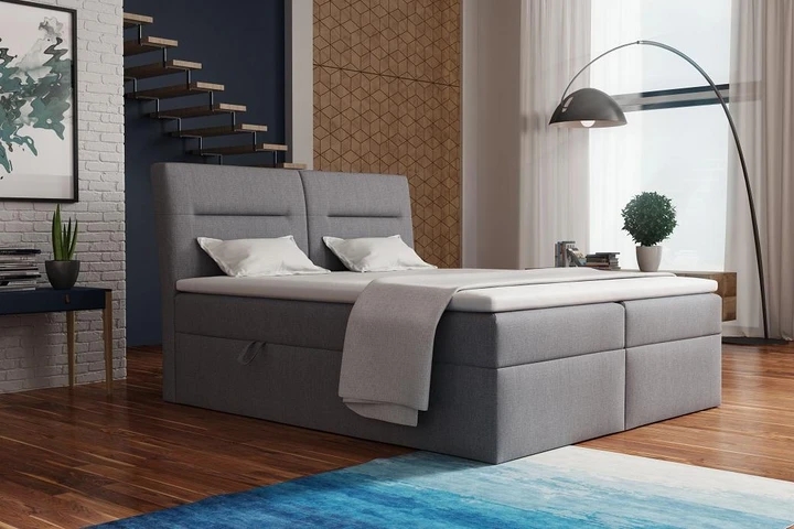 CASINO kontinentální postel boxspring 140x200 s úložným prostorem