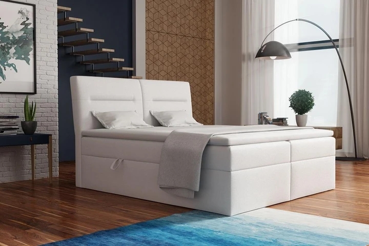 CASINO kontinentální postel boxspring 140x200 s úložným prostorem