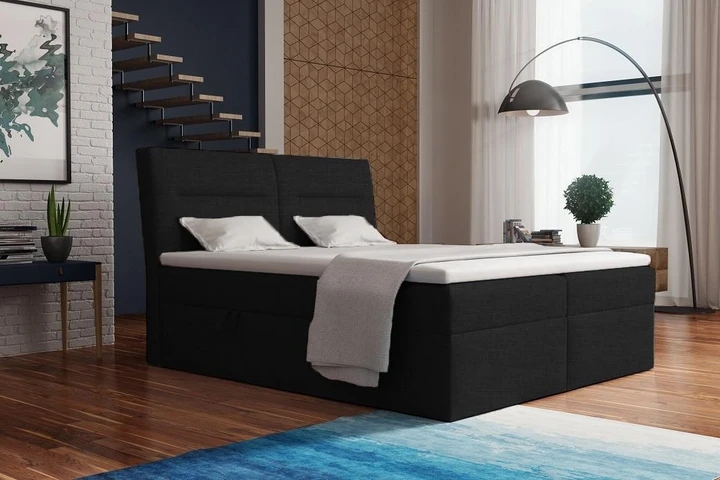 CASINO kontinentální postel boxspring 140x200 s úložným prostorem