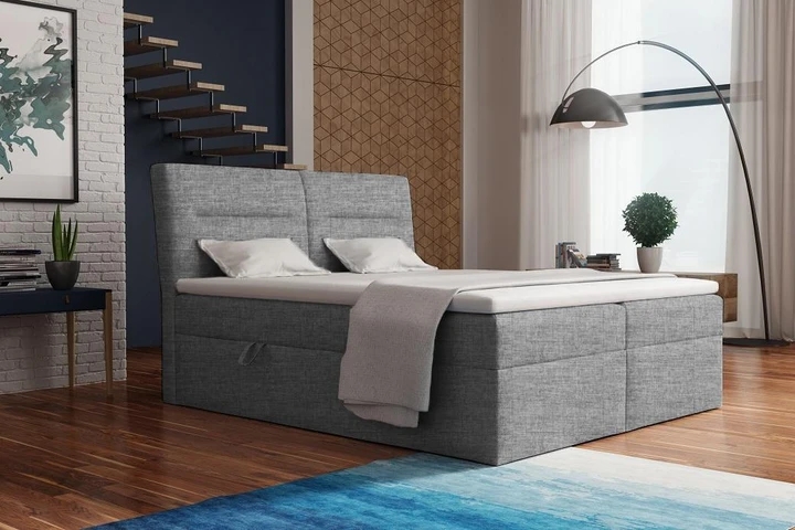 CASINO kontinentální postel boxspring 160x200 s úložným prostorem