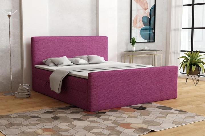 ZITA kontinentální postel boxspring 180x200 s úložným prostorem