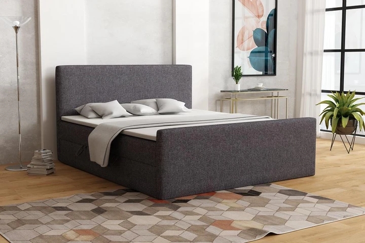 ZITA kontinentální postel boxspring 180x200 s úložným prostorem