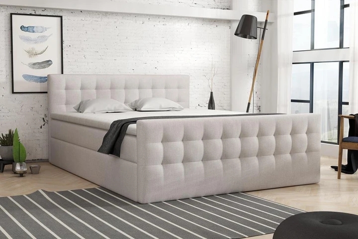 HEINE kontinentální postel boxspring 200x200